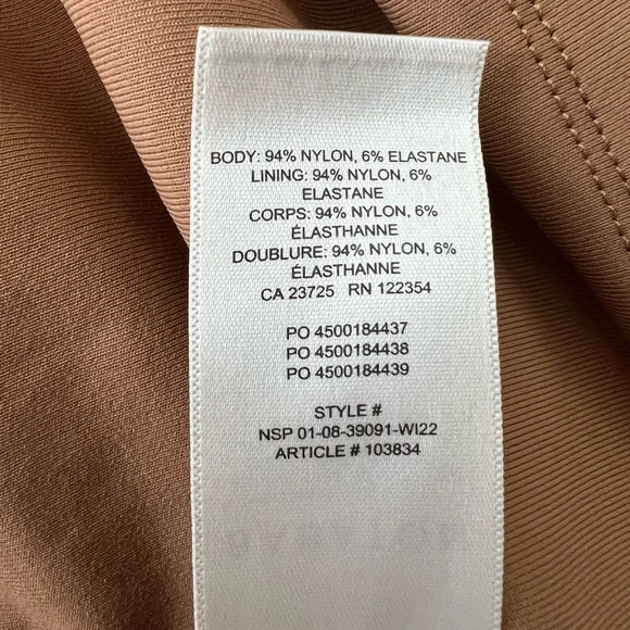 NWT Artitzia Babaton Contour V Neck Bodycon Midi Dress - Picture 12 of 13